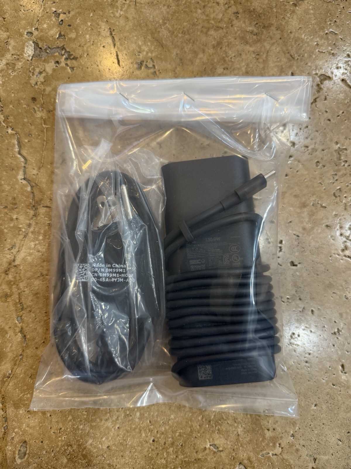 OEM Original Dell SLIM 130W Type-C HA130PM230 AC Adapter GaN Technology 0KC2N6