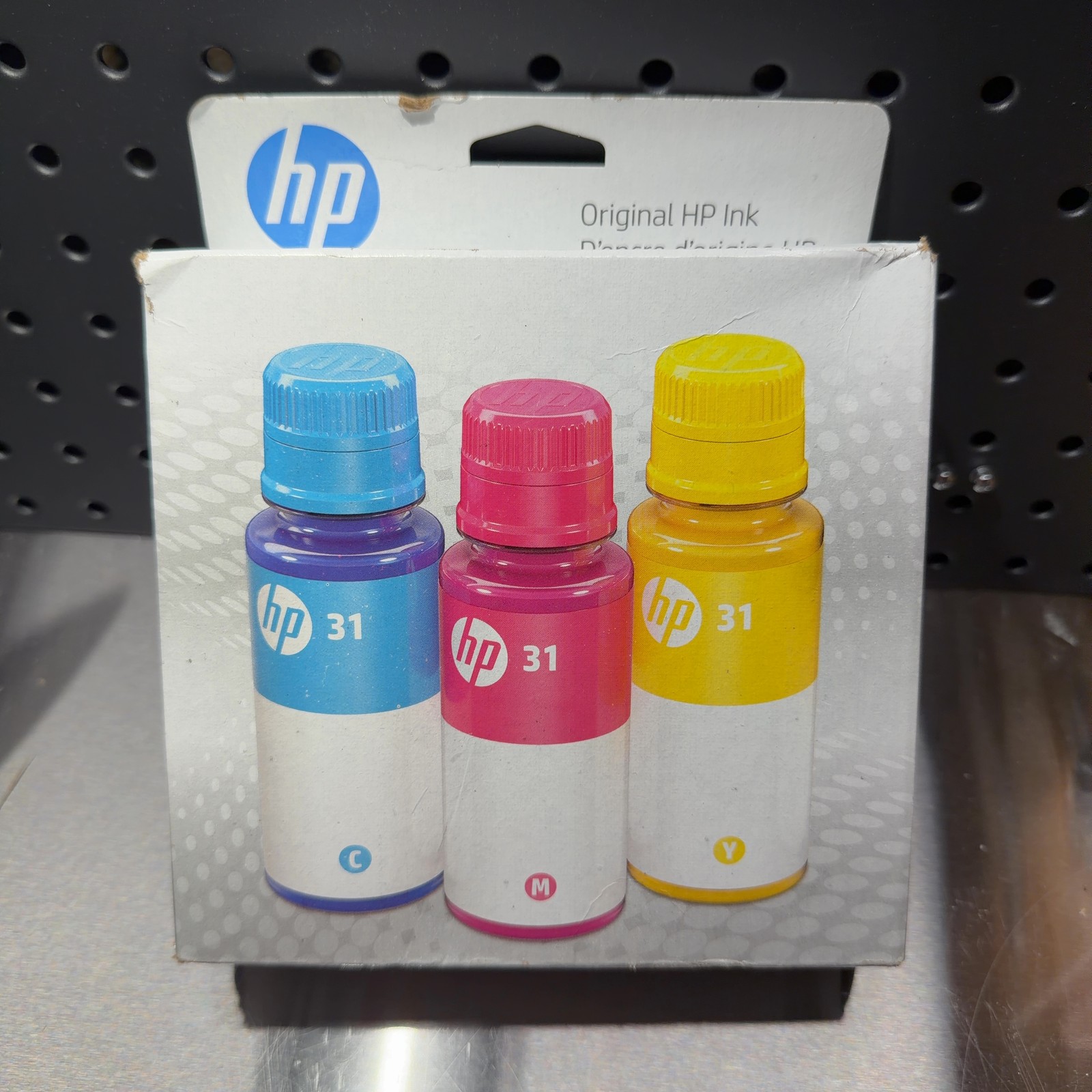 HP 31 Color Ink Bottles 3-Pack for HP Smart Tank 500 600 5100 6000 7000 9C228AN