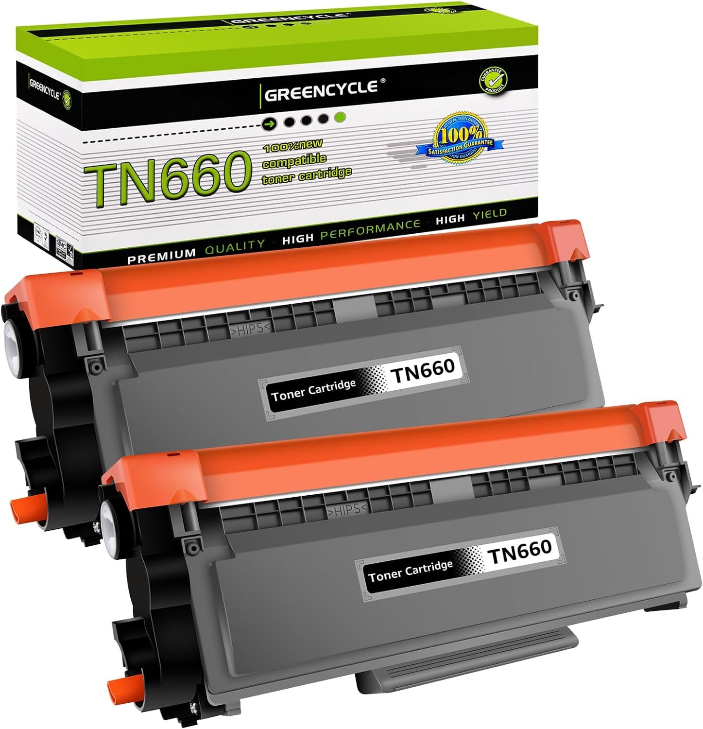 2PK TN660 TN-660 TN630 TN-630 Toner Cartridge for Brother MFC-L2700dw MFCL2740dw
