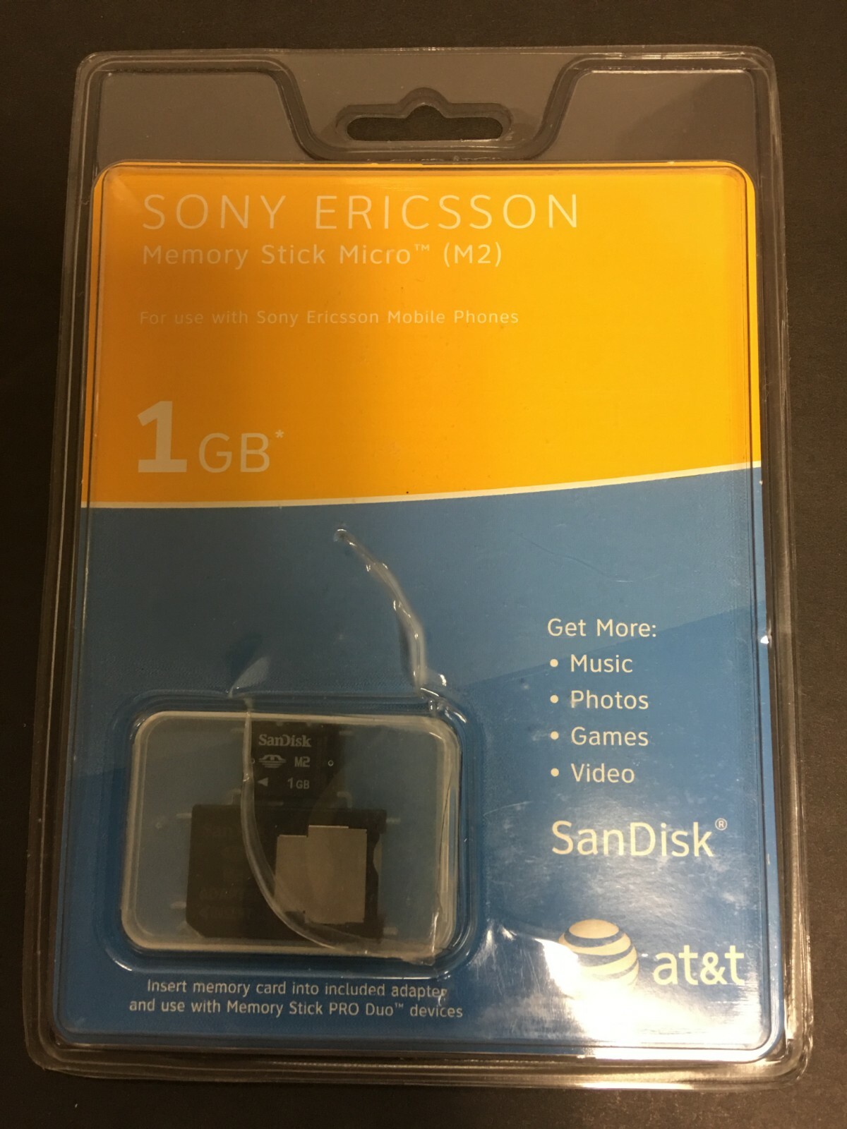 SanDisk 71691 1GB Memory Stick Micro for Sony Ericsson Phones 