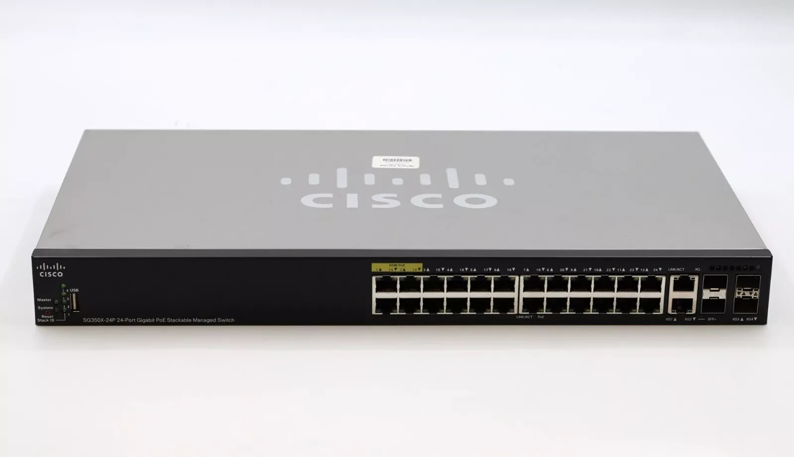 Cisco SG350X-24P-K9 24-port Gigabit Poe Network Switch