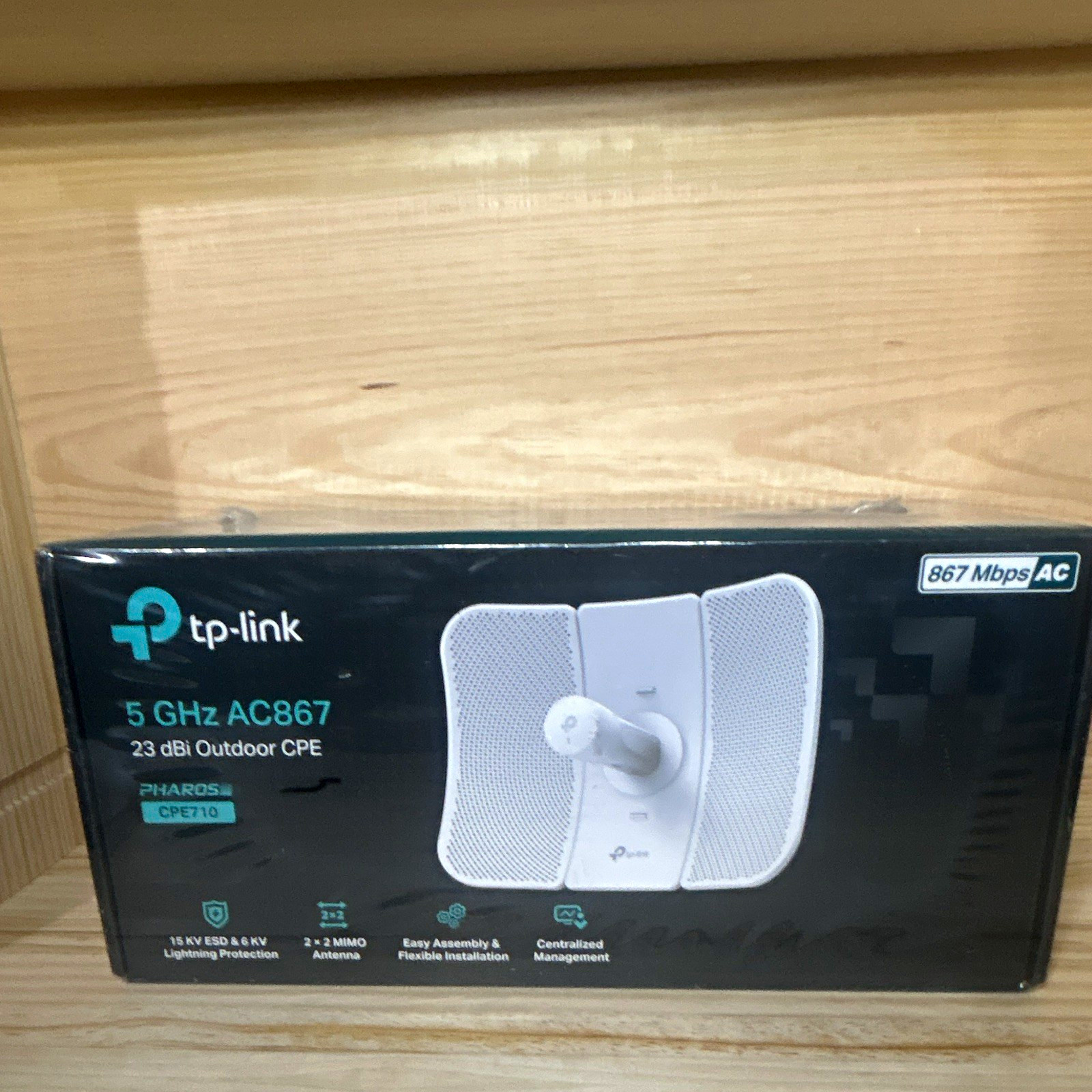 TP-LINK Pharos CPE710 Outdoor CPE 5GHz AC867 867Mbps Wireless 2x2 MIMO