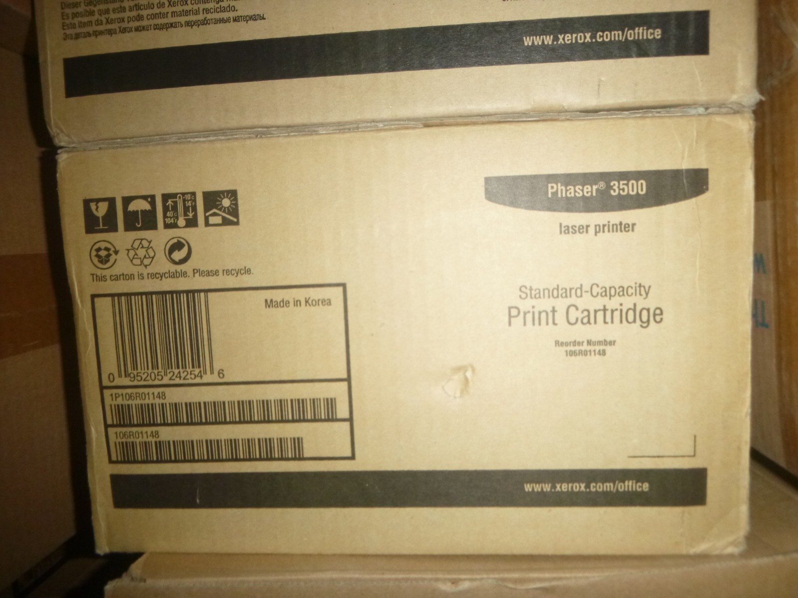 106R1148 106R01148 OEM New Xerox Black Toner Phaser 3500 NEW