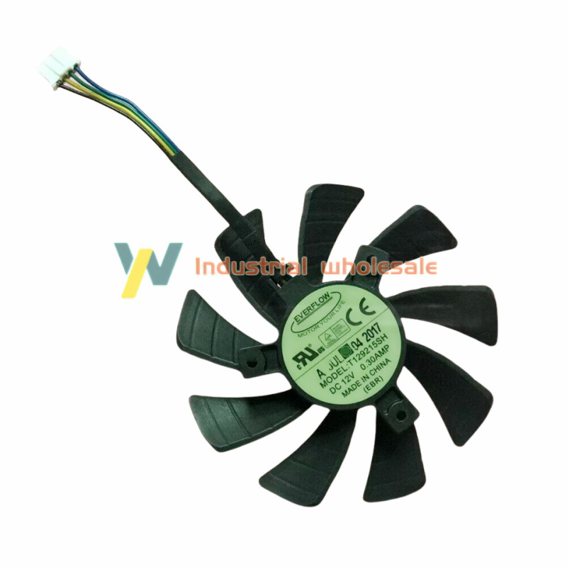 1pc 85mm ZOTAC GTX1060 Mini ITX Fan Replacement 40mm 4Pin T129215SH 12V 0.30A