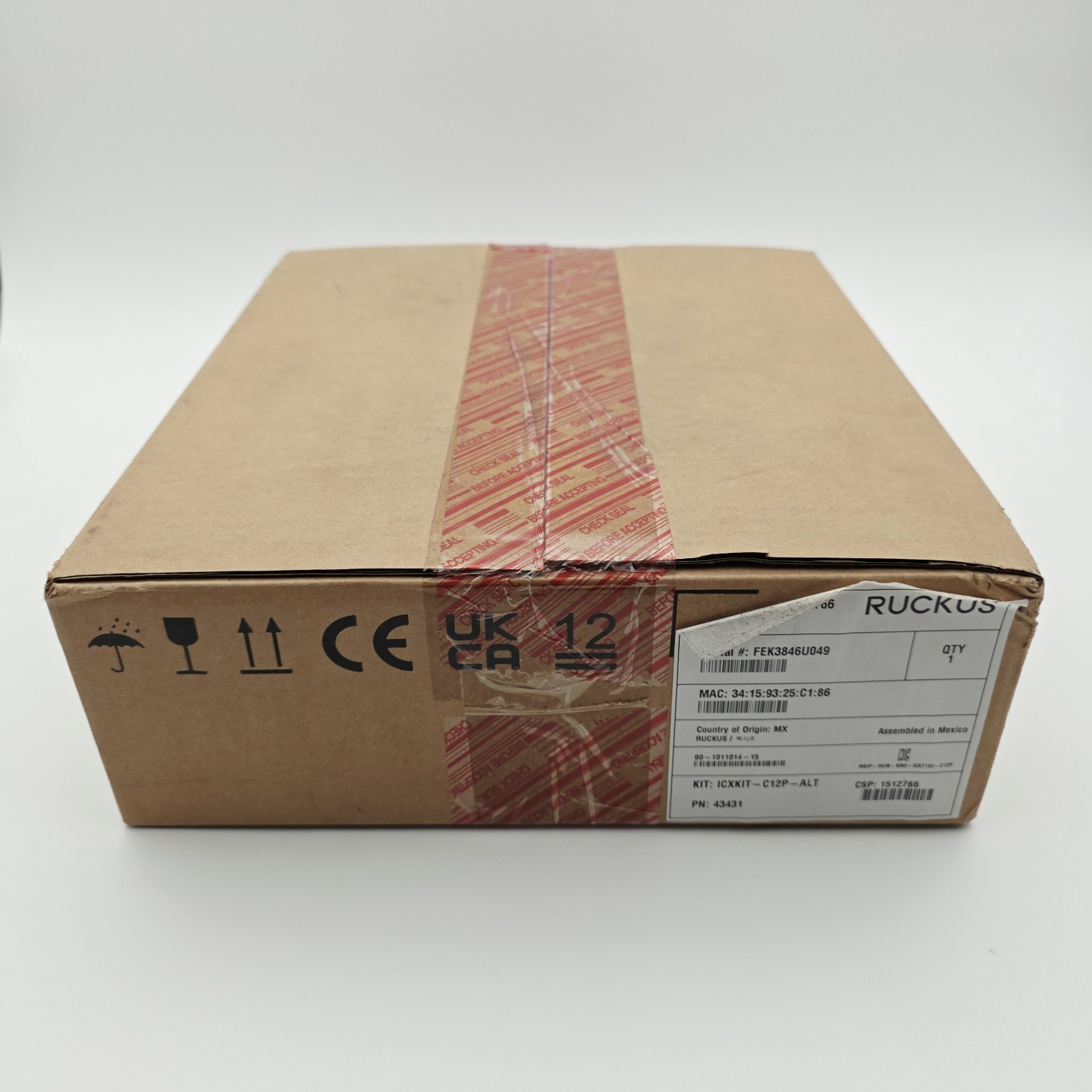 Ruckus ICX 7150-C12P Brand New Sealed Box