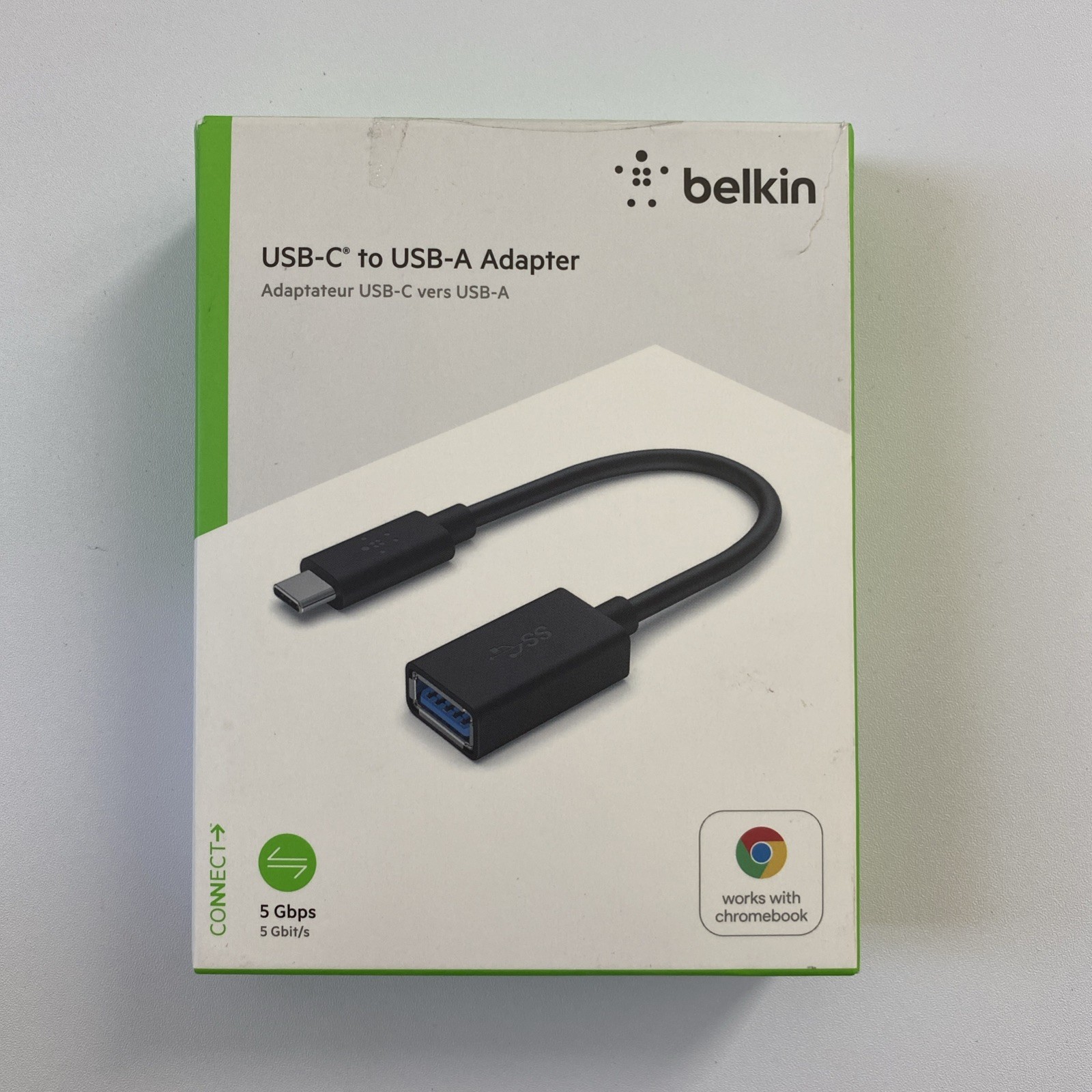Belkin - USB-C to USB-A Adapter - USB-C 3.0 - 5Gbps transfer speeds