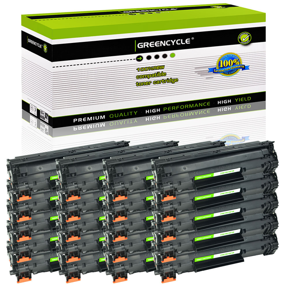20PK CE278A Black Toner for HP 78A Laserjet Pro P1560 P1567 P1568 P1569 P1600