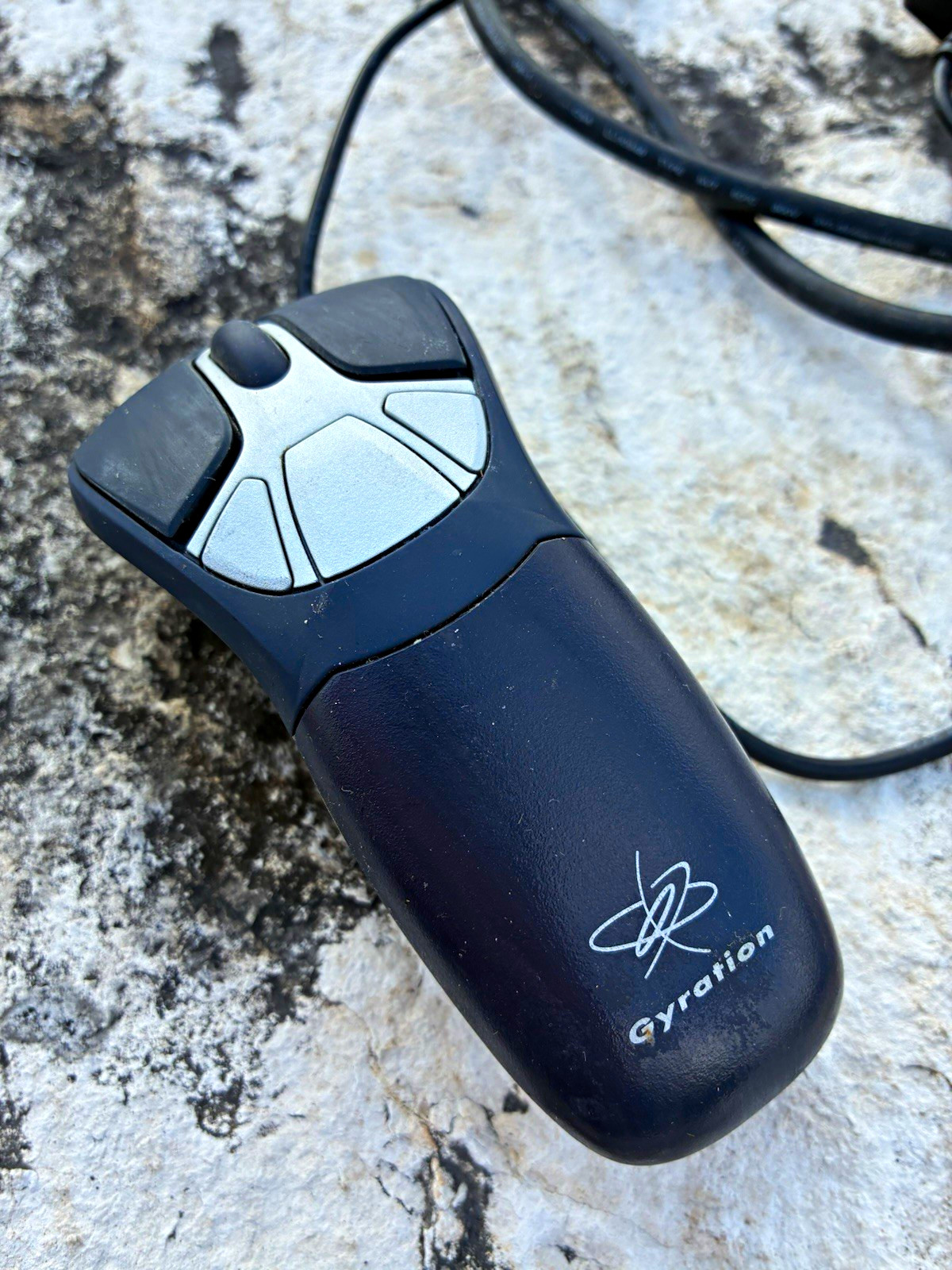 Gyration GC15M Wireless Optical Air Mouse 300 DPI 5-Button Programmable Black