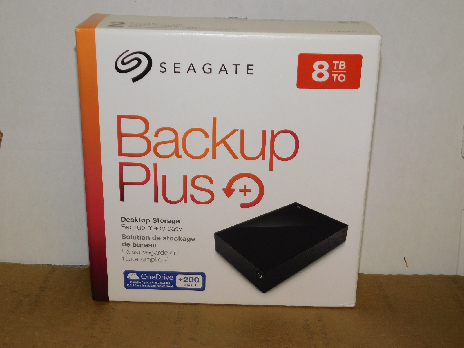 Seagate Desktop Drive 8 TB Backup Plus External Hard Drive  USB 3.0