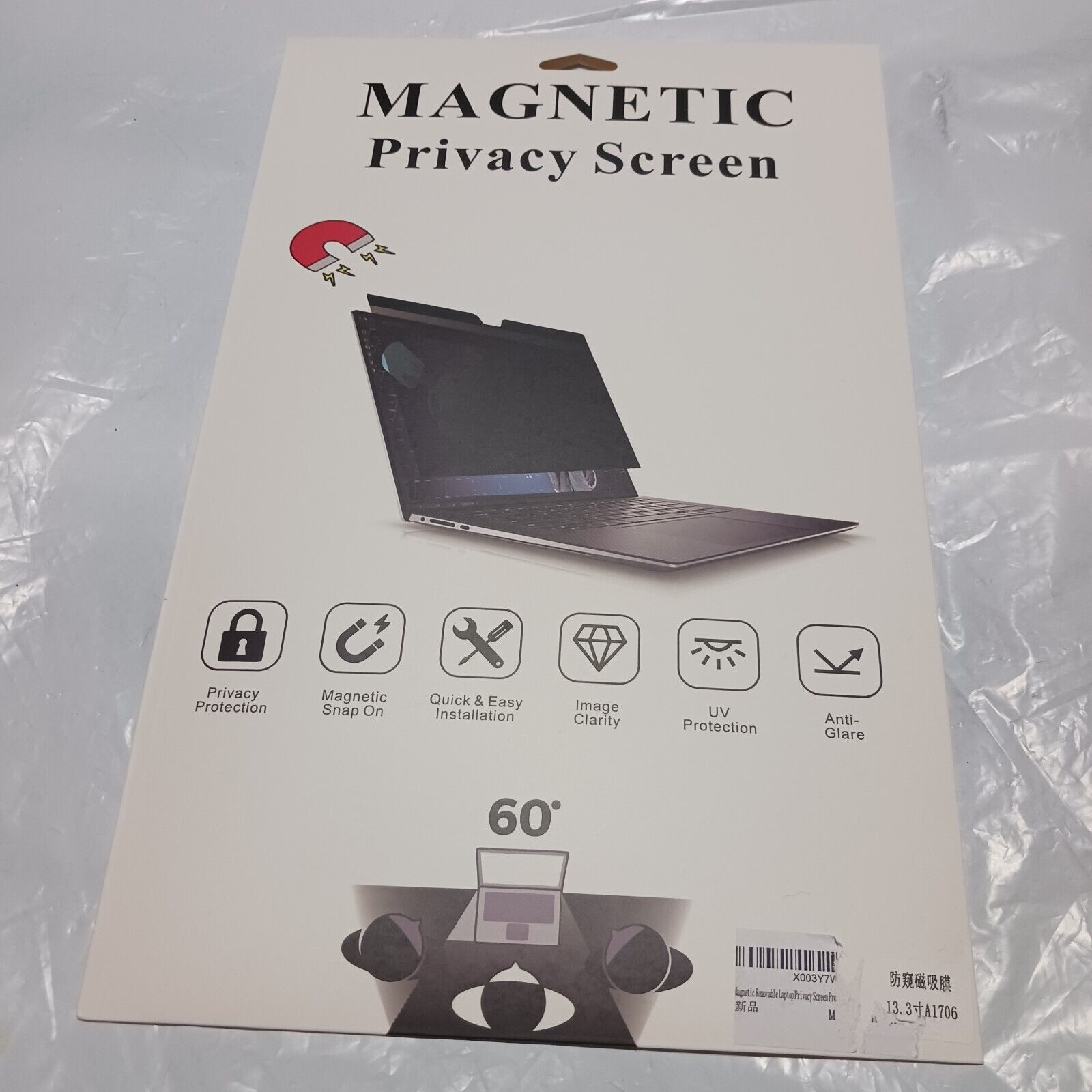 Kensington MagPro Elite Magnetic Privacy Screen for MacBook Pro 13.3