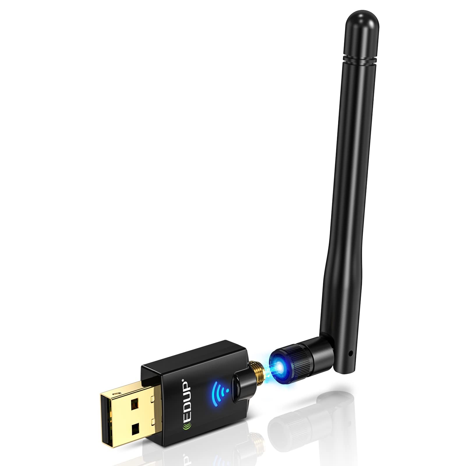 EDUP USB WiFi Adapter AC600M for Desktop PC, Wireless AC600M, Black