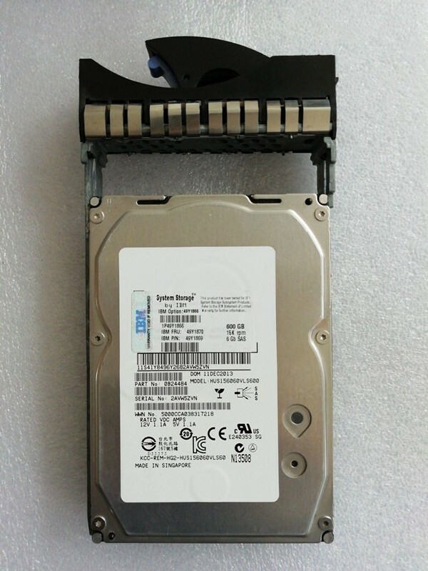 FOR IBM 49Y1866 49Y1870 49Y1869 600GB 15K 3.5'' SAS DS3500 HDD HARD DRIVE W/TRAY