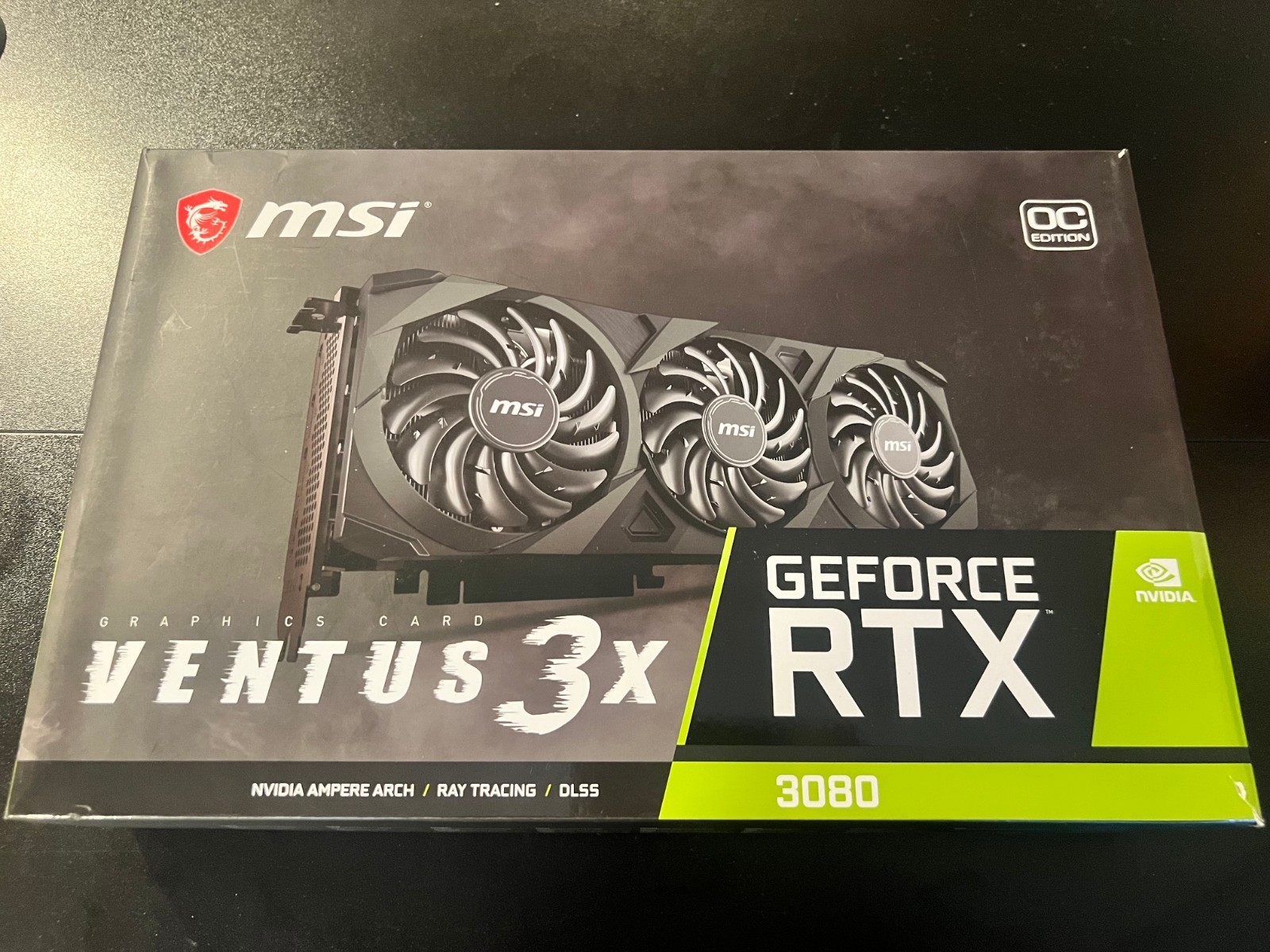 MSI NVIDIA GeForce RTX 3080 Ventus 3X 10GB OC GDDR6 (Used/Great Condition)