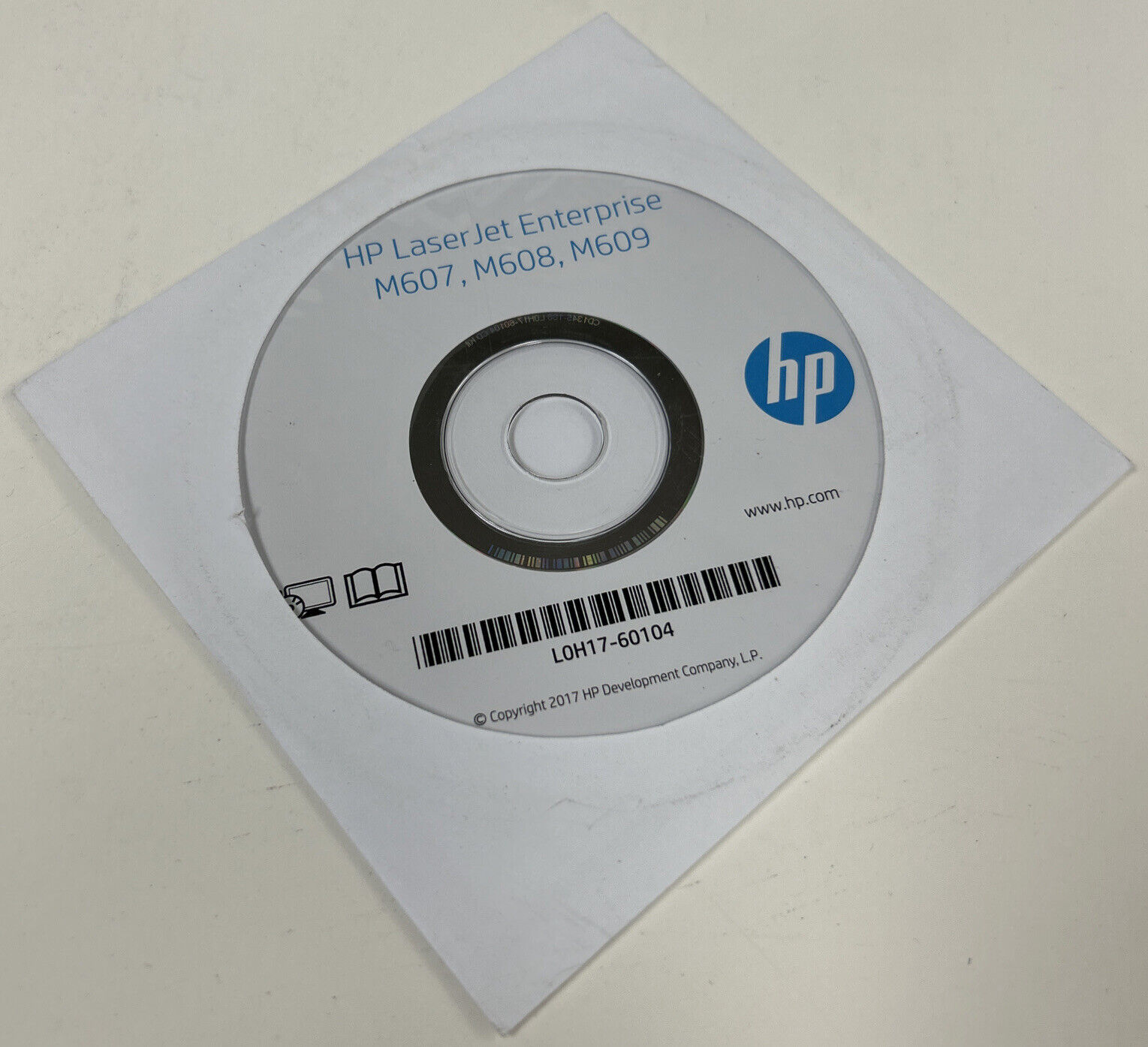 Setup CD ROM for HP LaserJet Enterprise M607 M608 M609 Series Software 