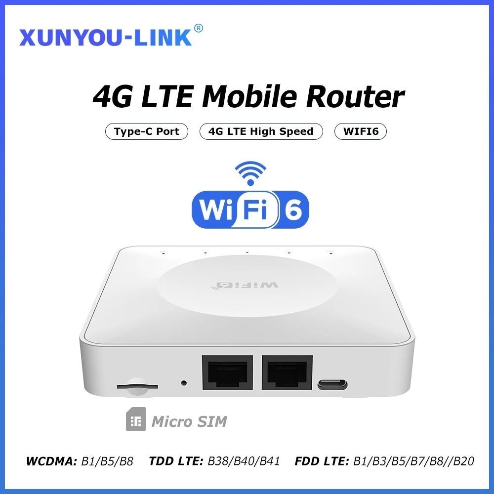 4G/5G LTE CPE WiFi 6 300MBPS MOBILE WIRELESS MODEM ROUTER WITH SIM SLOT