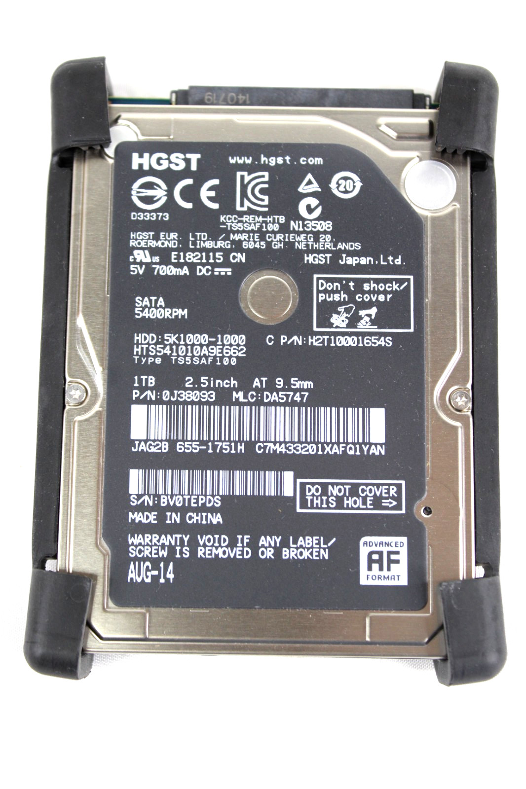 Apple iMac Desktop Computer Model A1418 HGST 1TB 2.5" HDD 5K1000-1000 SATA