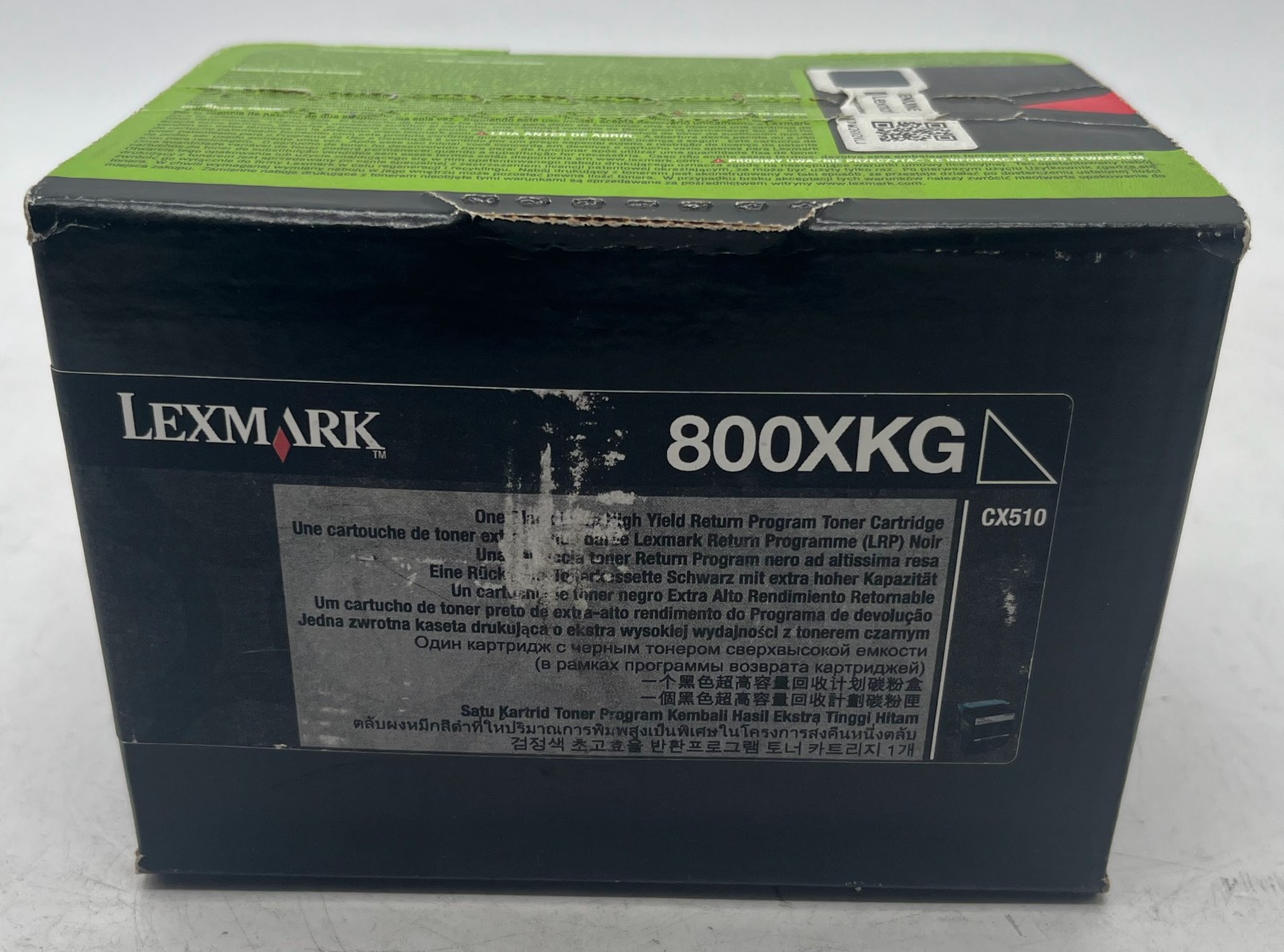 Genuine Lexmark 80C0XKG Return Program Extra High-Yield Toner, Black, OEM
