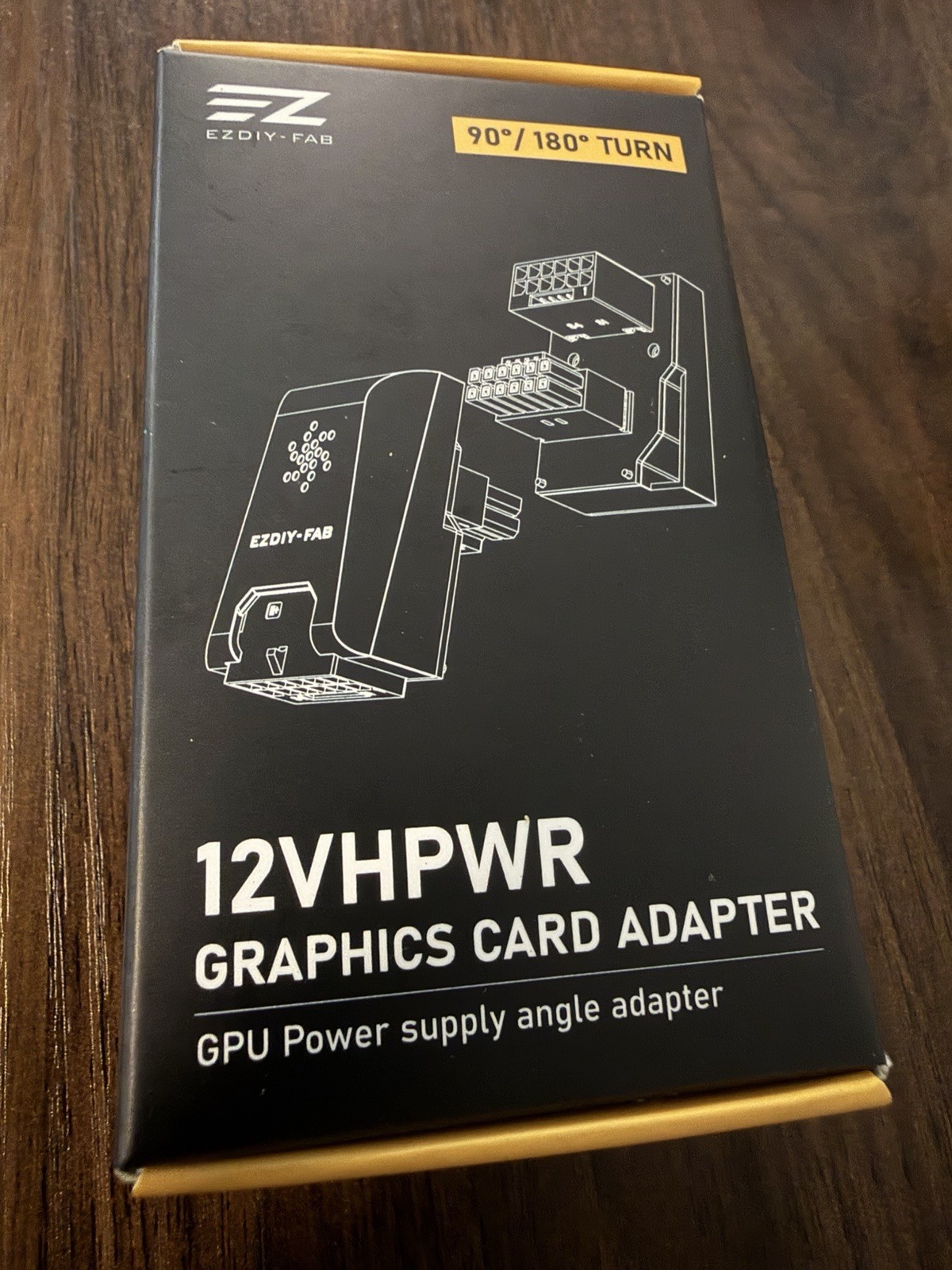 EZDIY-FAB 12VHPWR 12+4 Graphics Card Adapter (Model:EZDIP189) 90 Angle(white)New