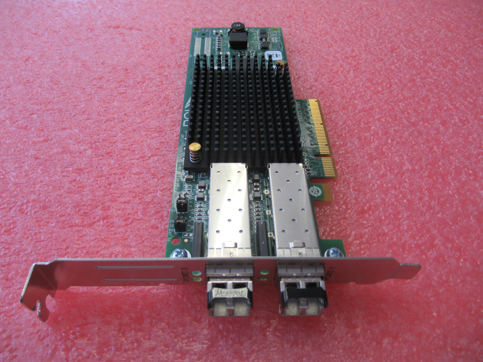 HP AJ763B Emulex LPE12002 8G PCI-E Dual Port Adapter Card + 2x SFP FH 697890-001