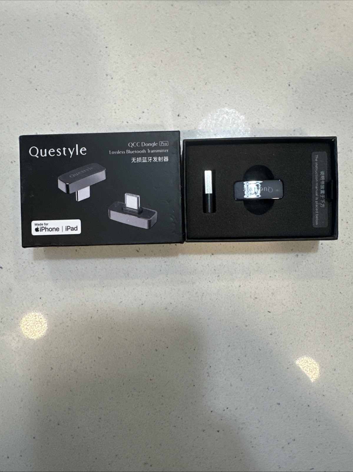 Questyle QCC Dongle Pro MFi Certified USBC Bluetooth Audio Adapter - Tested
