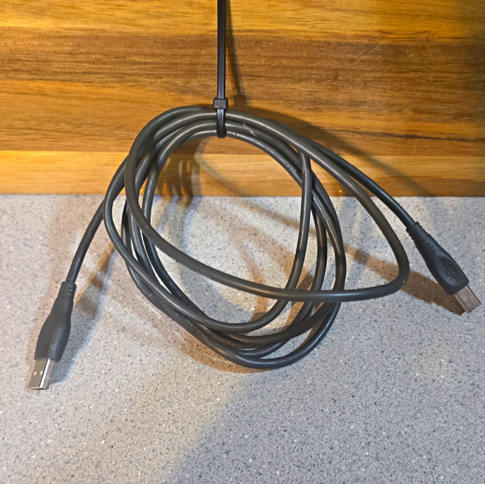 Staples 18801 USB 2.0 A to B Cable, USB-A Male to USB-B Male, 6 ft Black