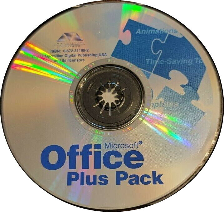 Macmillan Microsoft Office 97 Plus Pack Windows 95 CD-ROM Vintage (1997)
