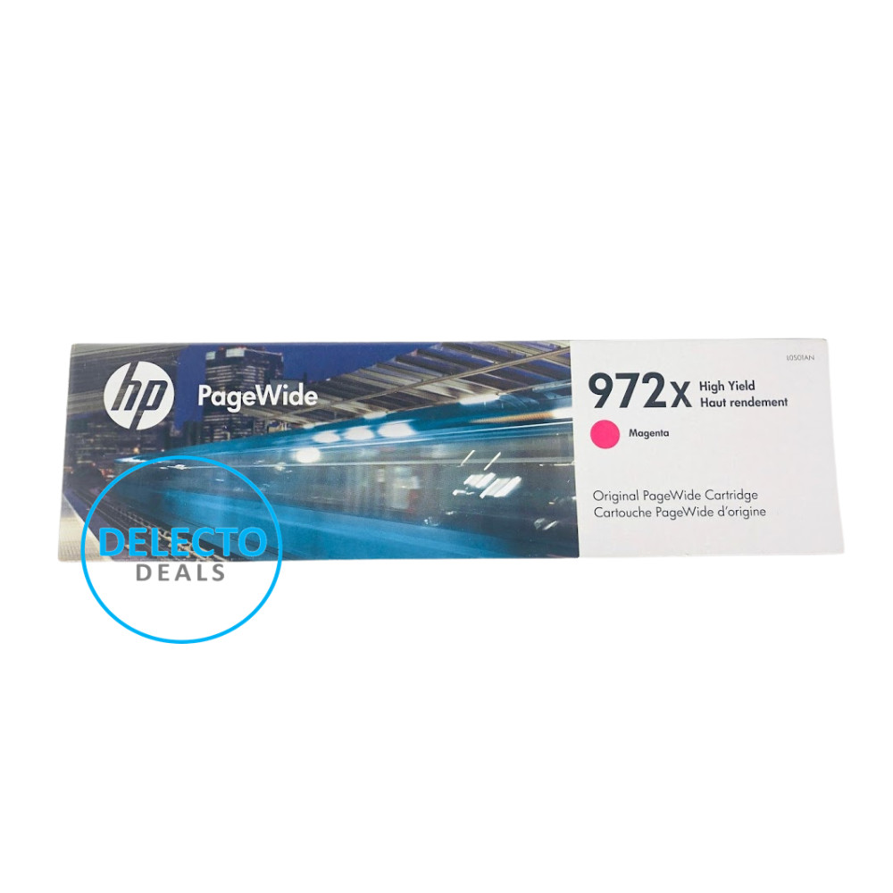 GENUINE HP 972X High Yield MAGENTA PageWide Cartridge L0S01AN SEALED BOX 2027