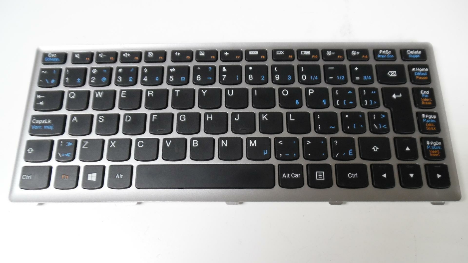 Genuine Lenovo IdeaPad U410 T3C1-EF Laptop French Keyboard 25203677 - Tested