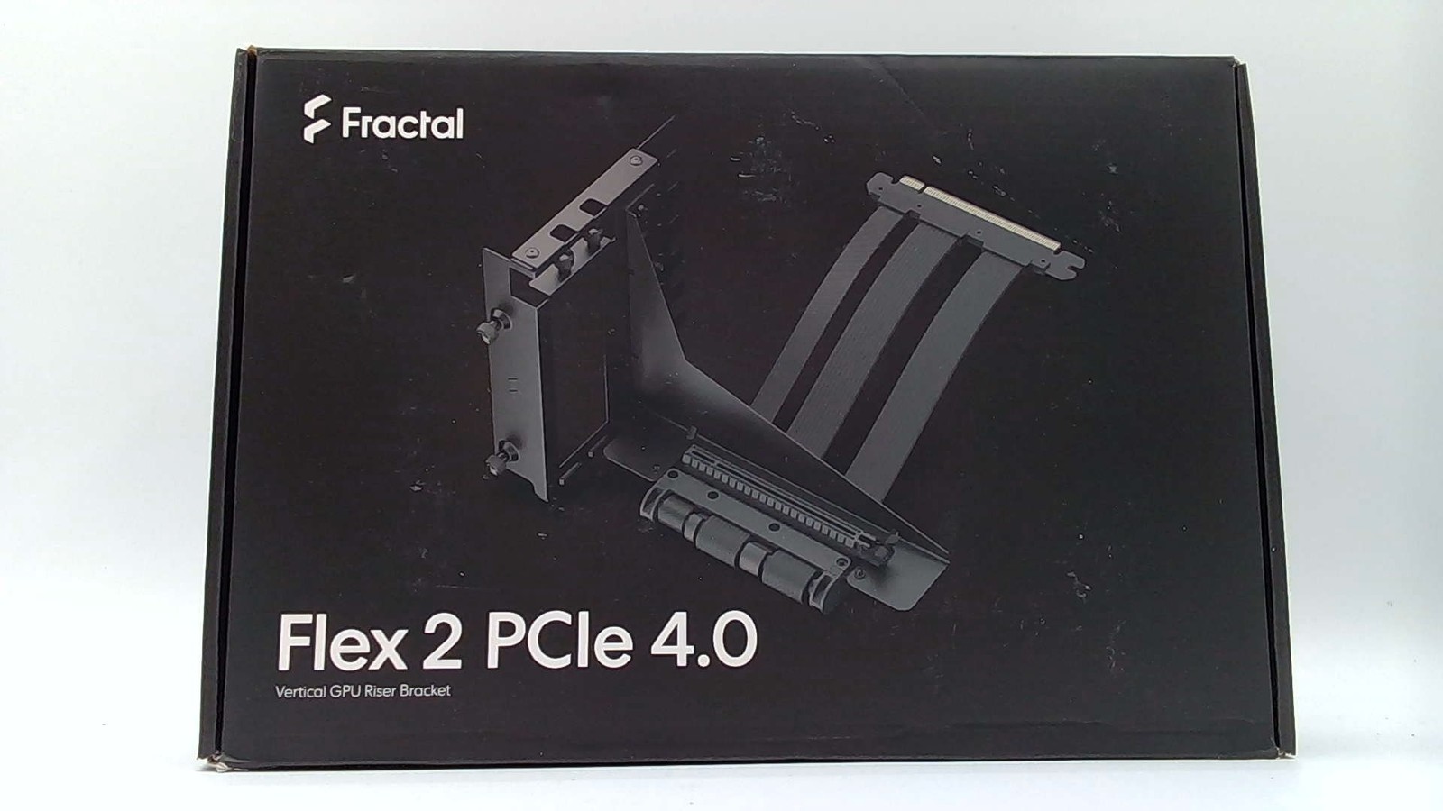 Fractal Design Flex 2 PCIe 4.0 Black Vertical GPU Riser With Bracket Kit ATX