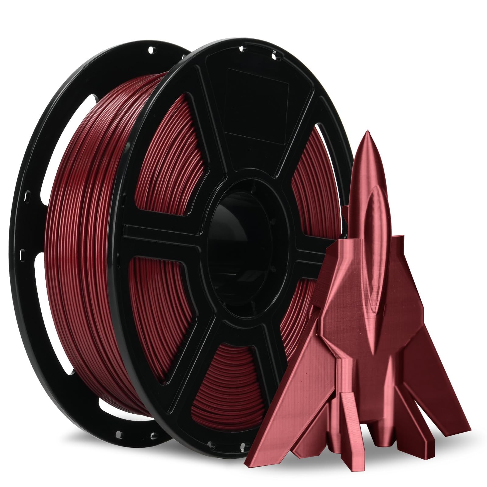 FLASHFORGE Rapid PETG Filament 1.75mm Metallic Red, Max 600mm/s High Speed Pr...