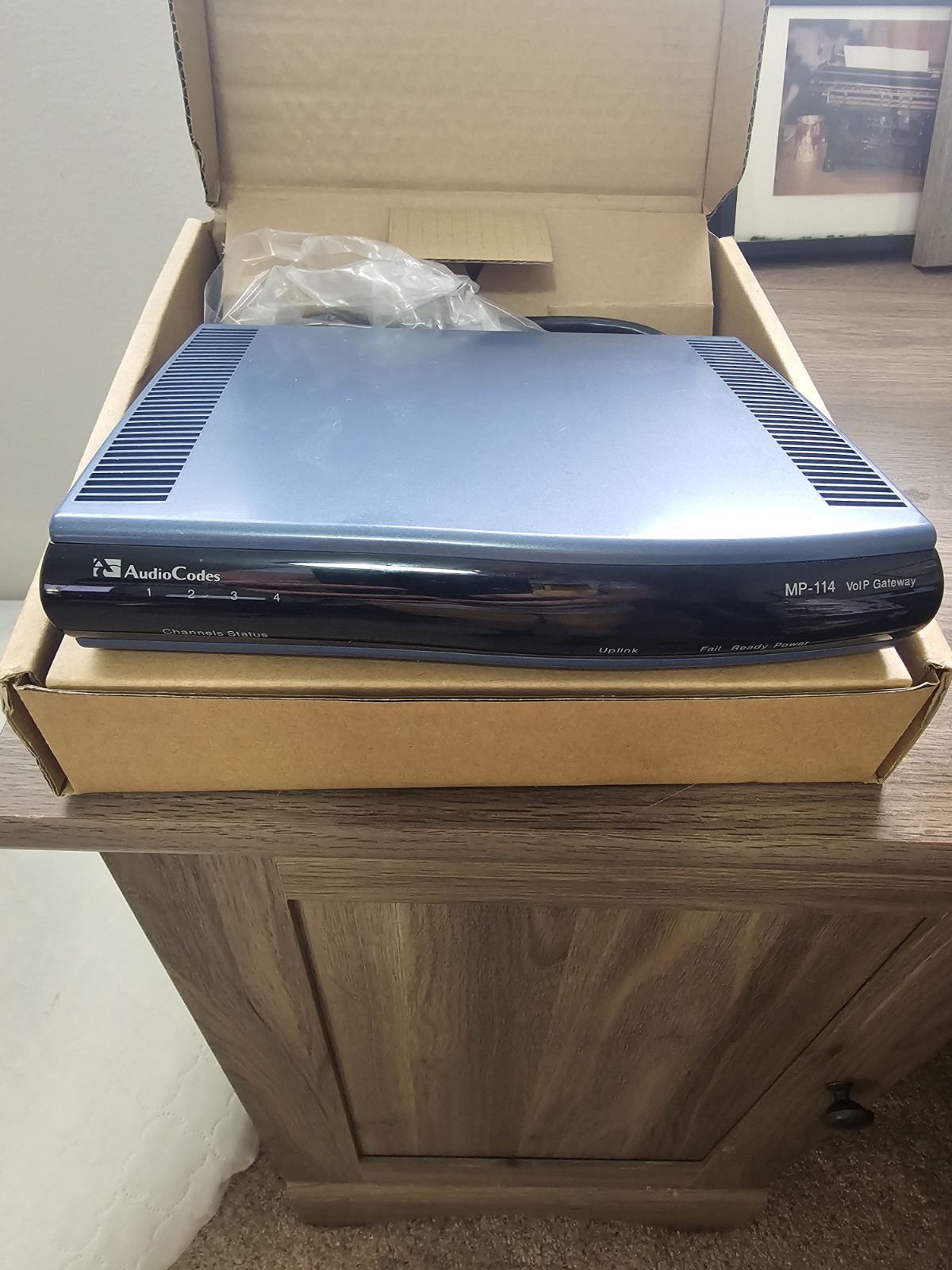 AudioCodes MP-114/4FXS/3AC GGWV00351 MP114/4S/SIP/CER VoIP Gateway MP-114