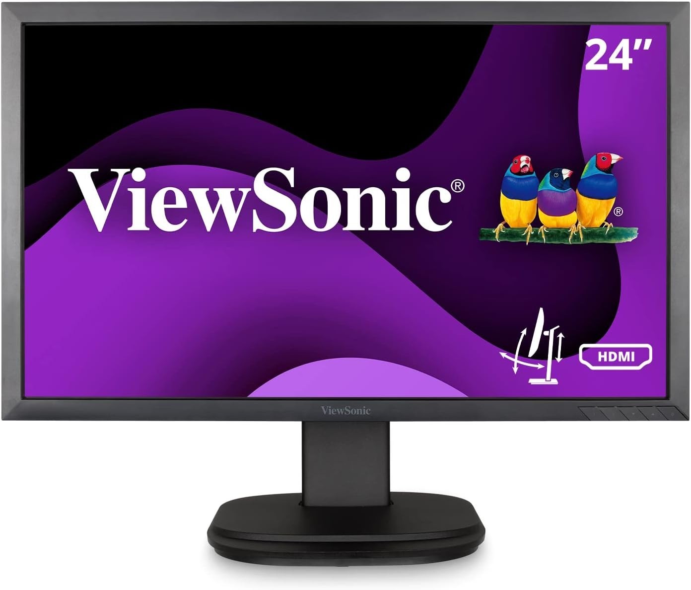 ViewSonic VG2439SMH 24 Inch 1080p Ergonomic Monitor with HDMI DisplayPort and VG