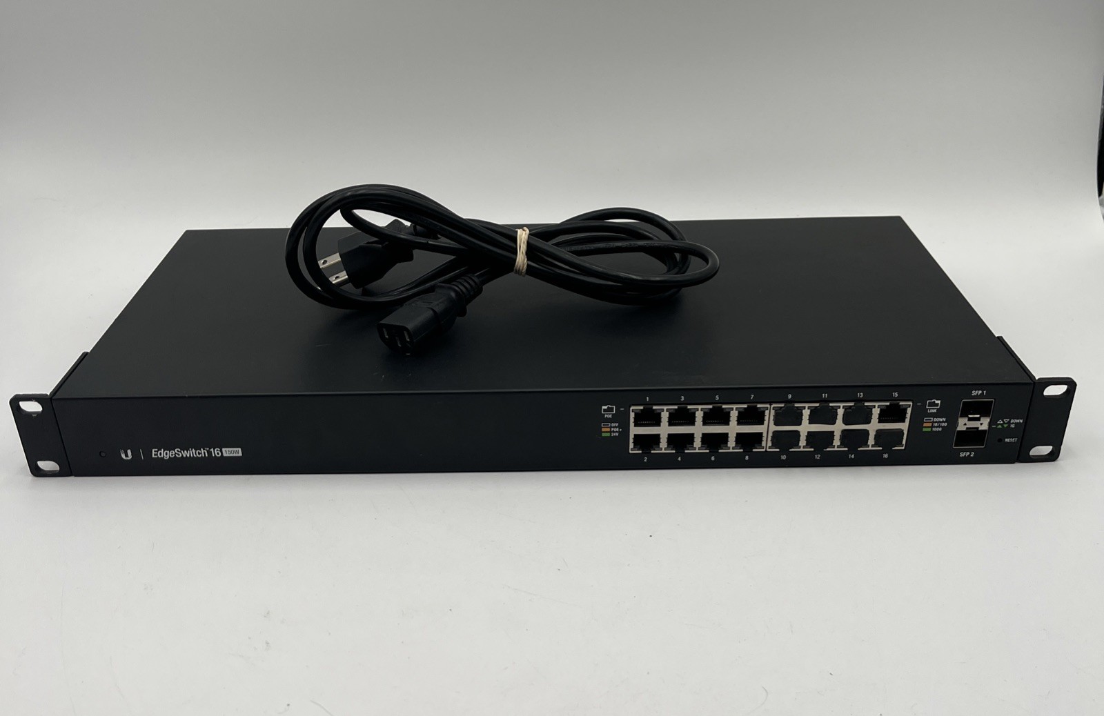 Ubiquiti EdgeSwitch ES-16-150W 16-Port Managed PoE+ Gigabit Switch with SFP