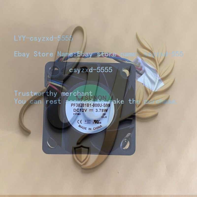 SUNON PF38281B1-000U-S99 DC 12V 3.78W 3828 3.8CM PWM cooling fan