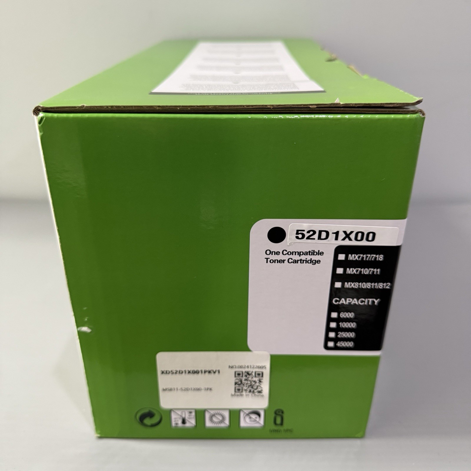 Lexmark 52D1X00 Compatible Black Extra High Yield Toner Cartridge for MS811dn