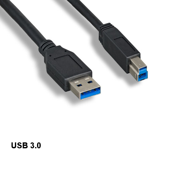 10x 3ft Spuer Speed USB 3.0 A to B Cable 5Gbps for Printer Scanner HDD Data