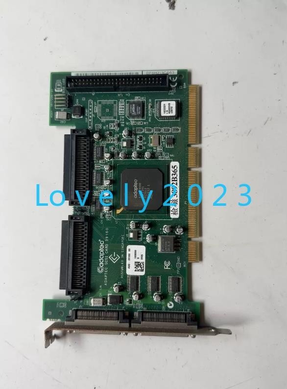 1pc used Adaptec ASC-39160 SCSI card