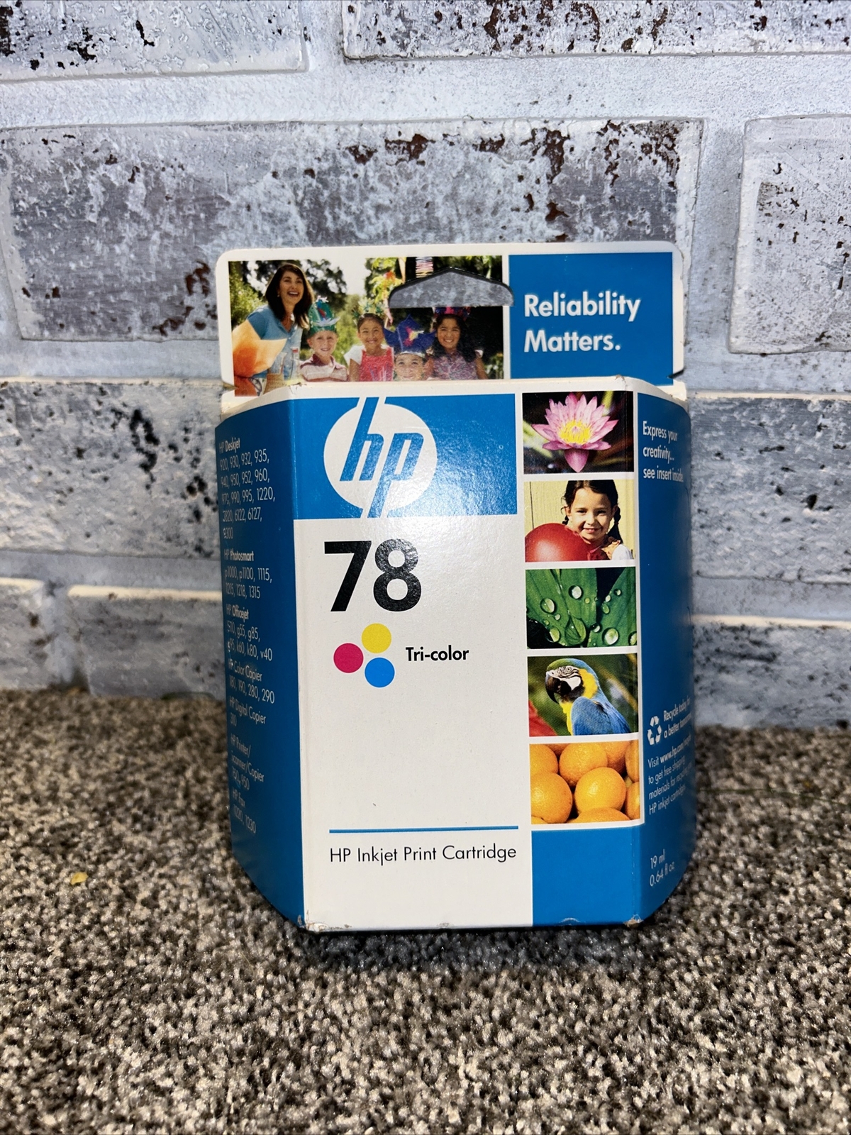 New Sealed Genuine OEM HP 78 Tri Color Ink Cartridge Exp 06/2010