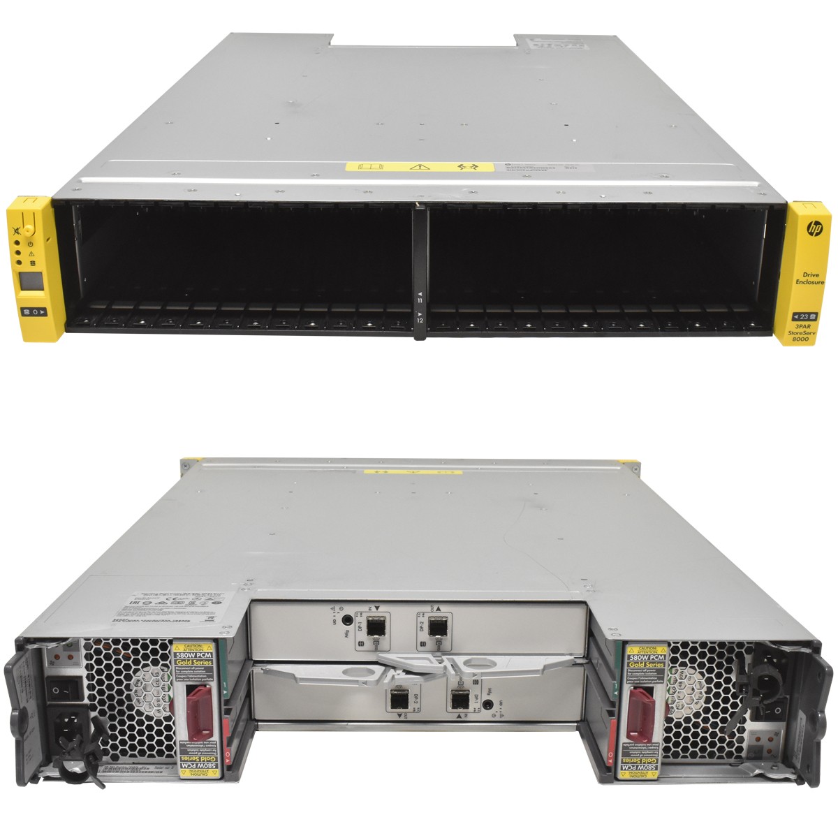 HP 3PAR StoreServ 8000 24x SFF 2.5" 2x Controllers 12Gb/s QR491-63004 2x PSW 2U
