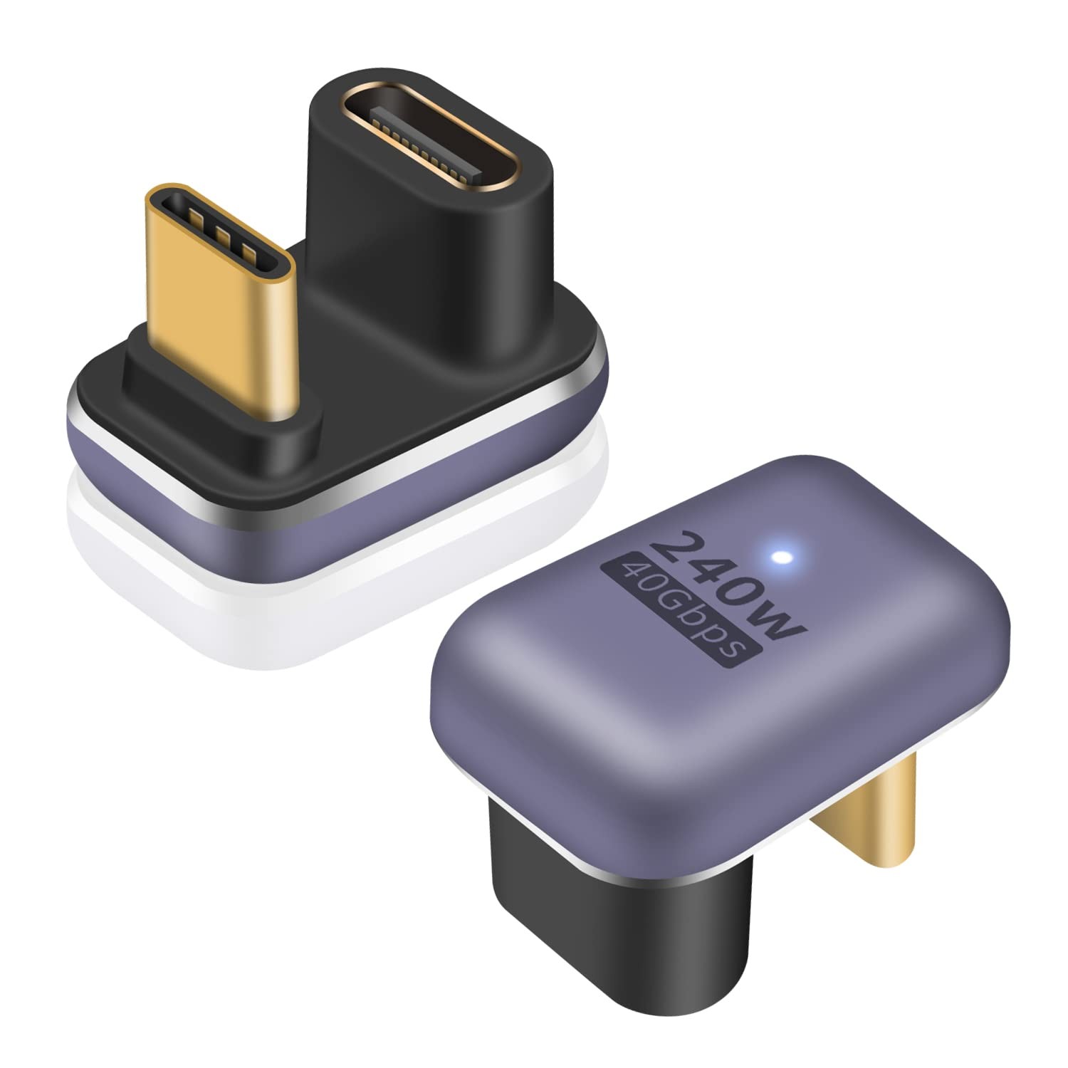 Poyiccot 180 Degree USB C Adapter 240W, 240w, C 180 240W 