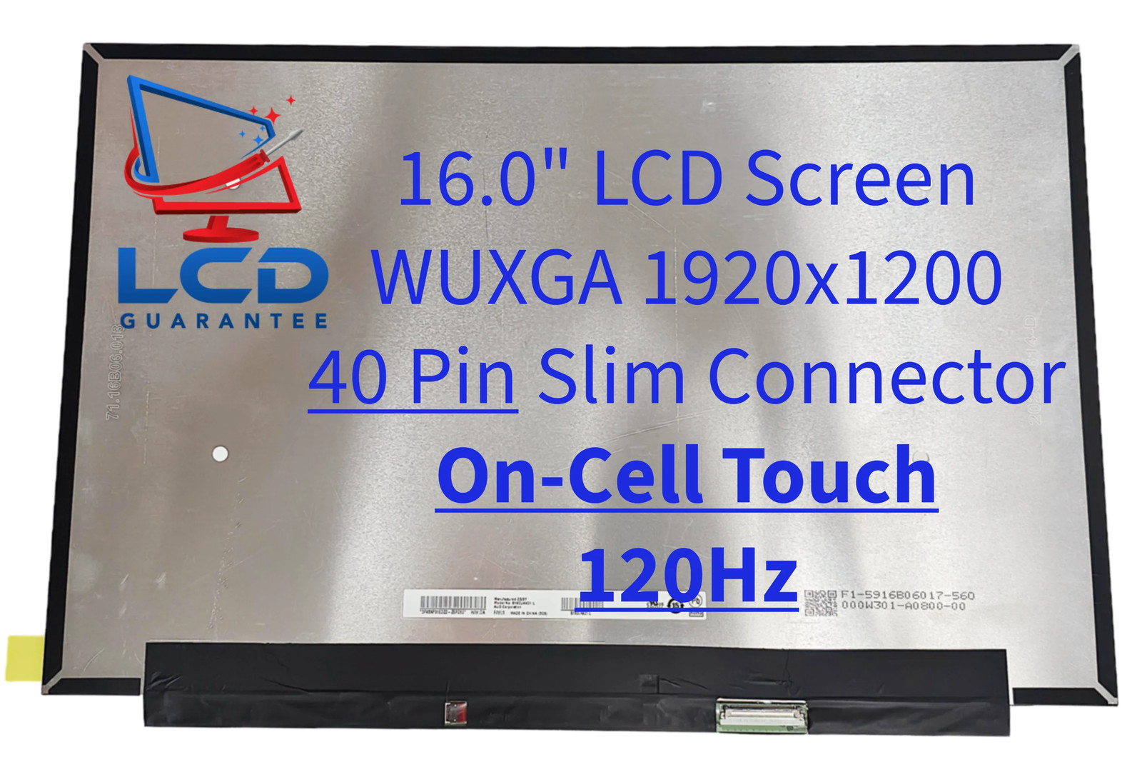 Acer Swift Go 16 AI SFG16-A71T 16" WUXGA 120Hz On-Cell Touch Laptop LCD Screen