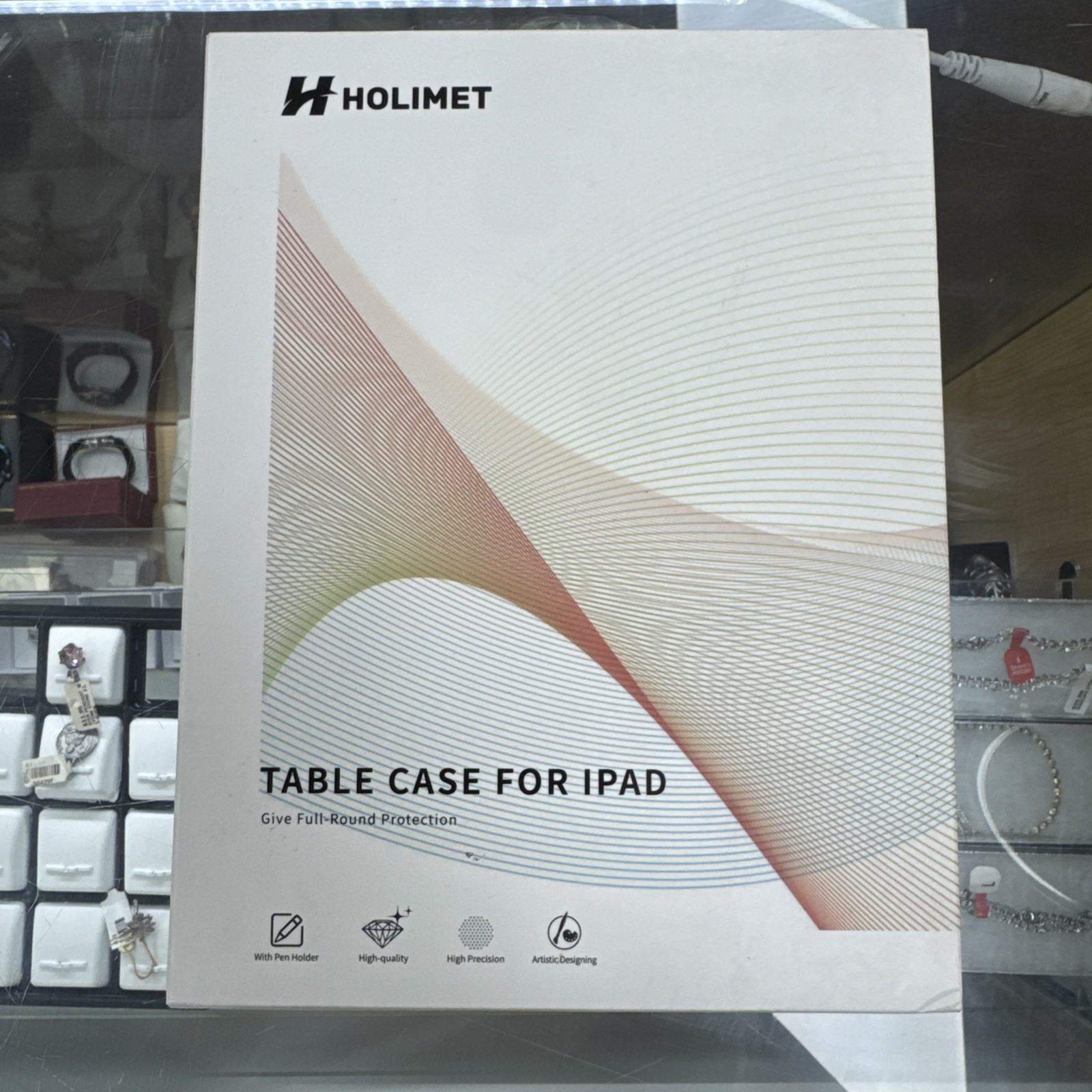 HOLIMET TABLE CASE FOR IPAD FULL PROTECTION H-US-SJ8.3 BLACK 7.5 X 10 & PEN HOLD