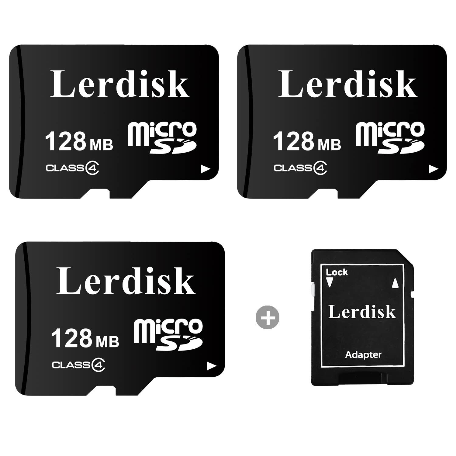 Factory Wholesale Micro SD Card 128MB (0.12GB) Pack of 3 in Bulk Low Capacity...