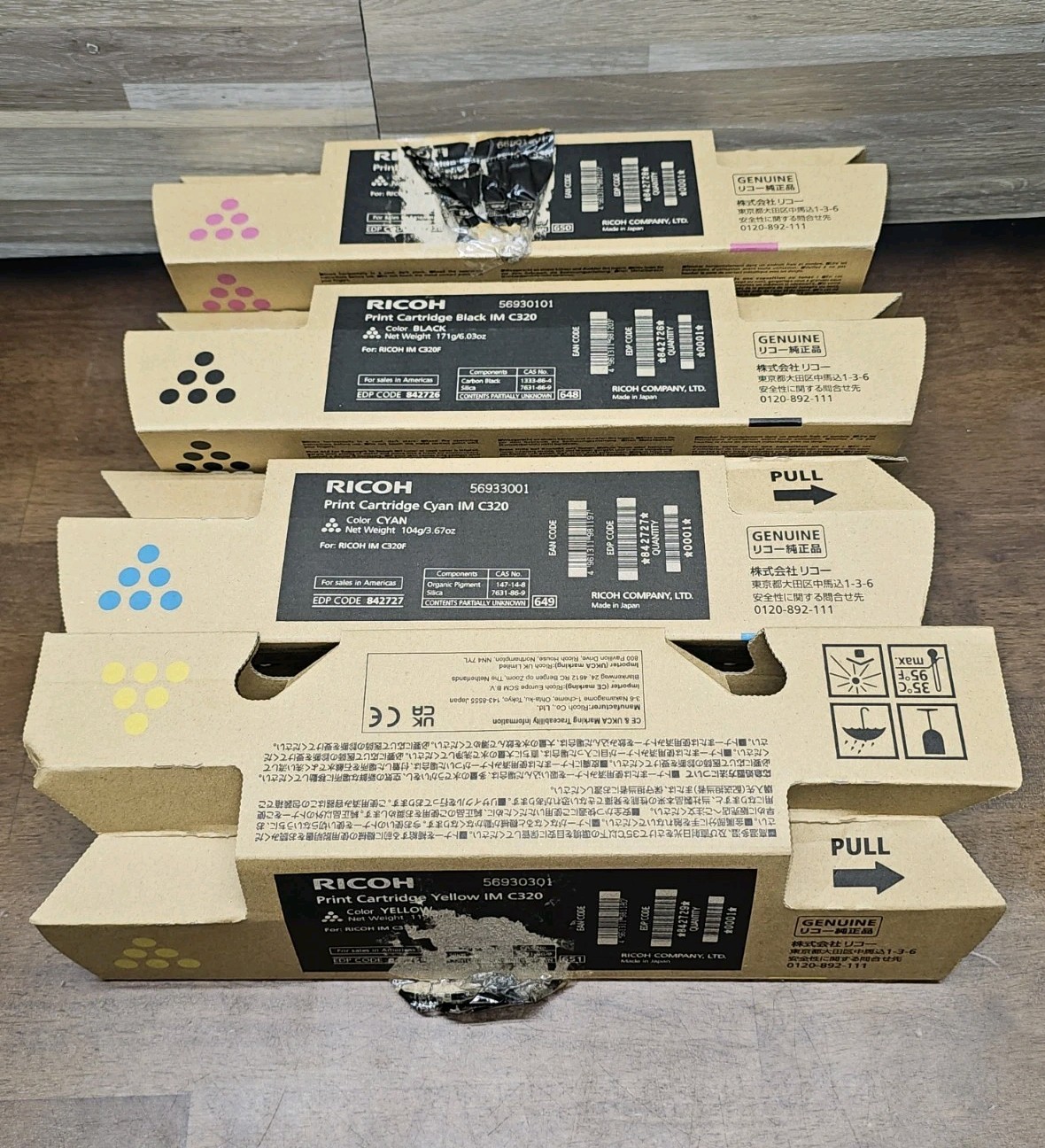 Ricoh IM C320 IM C320F Toner Cartridge Ricoh IM C320 Toner Cartridge. 🖤❤️💙💛