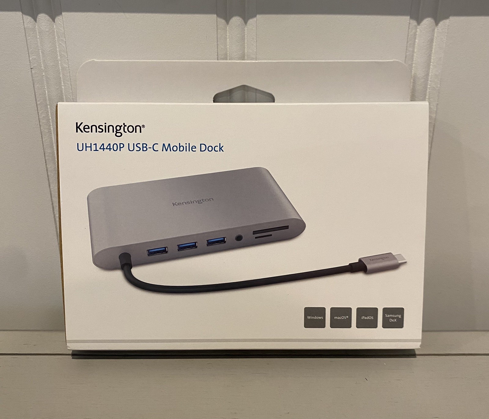 Kensington UH1440P USB-C 10-in-1 Driverless Mobile Laptop Dock, Universal, 3 USB