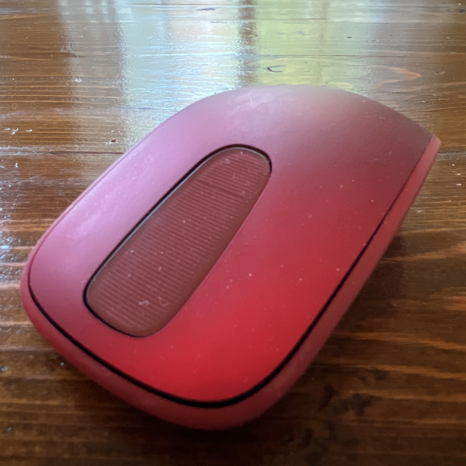 Logitech T400 Zone Touch Red Velvet Wireless Mouse - With Receiver - Tested