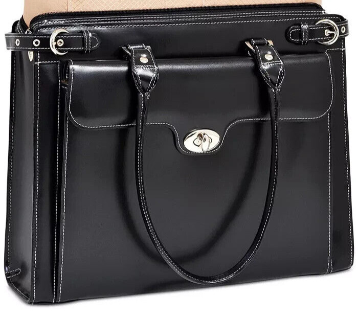 McKlein Winnetka Briefcase McKlein Bag Winnetka Leather 15.6" black