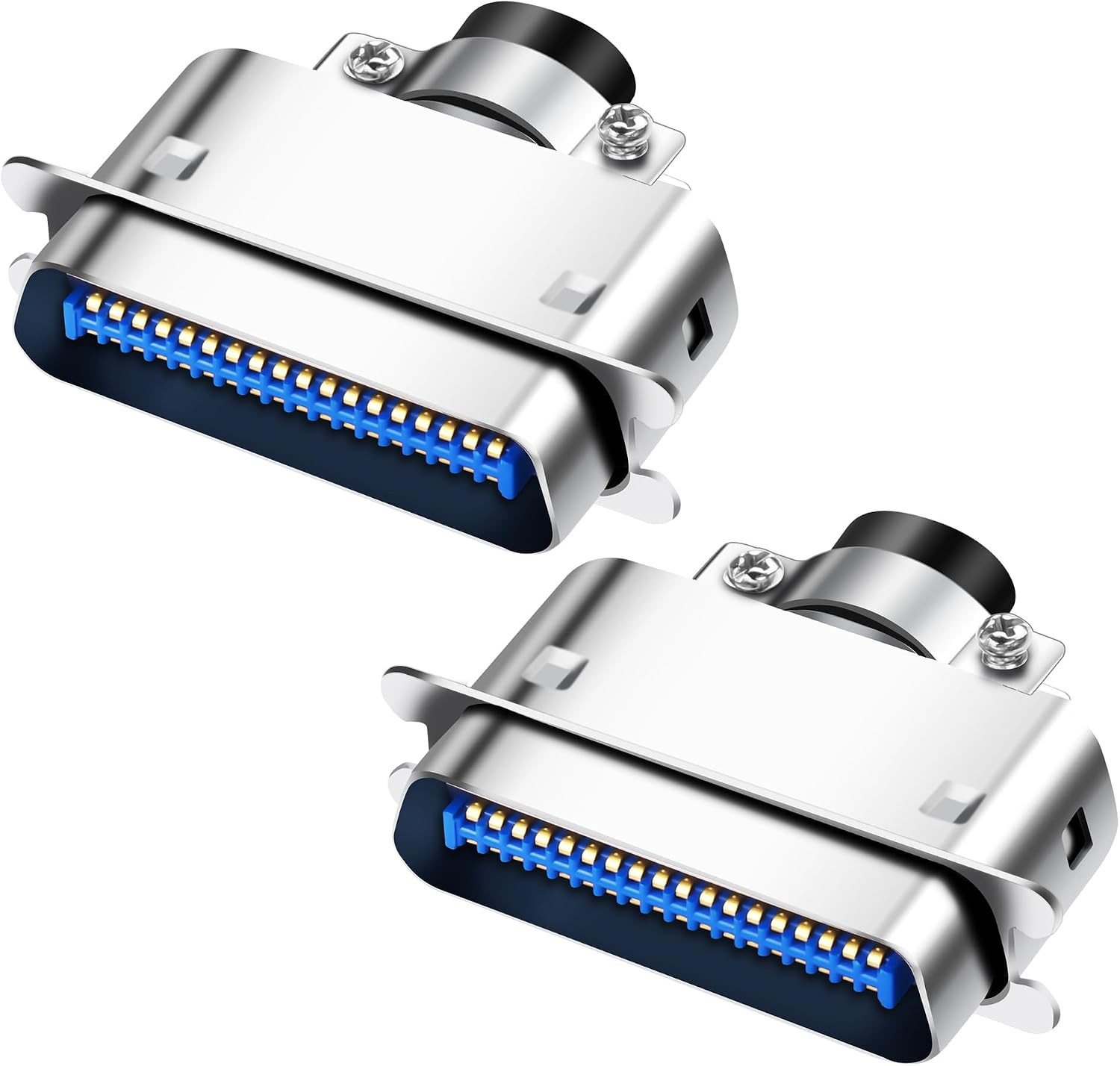 CN 36 Pin IDC Male Connector Printer Flat Ribbon Cable Adapter | 2Pack CN36 IDC