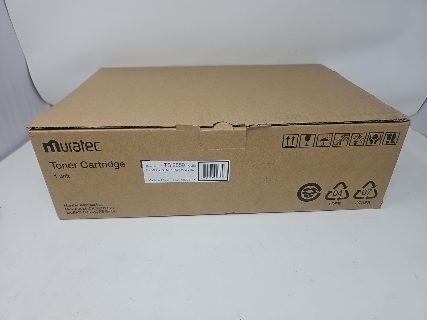 Muratec TS-2550 Black Toner Ctg for Muratec MFX-2550 Series