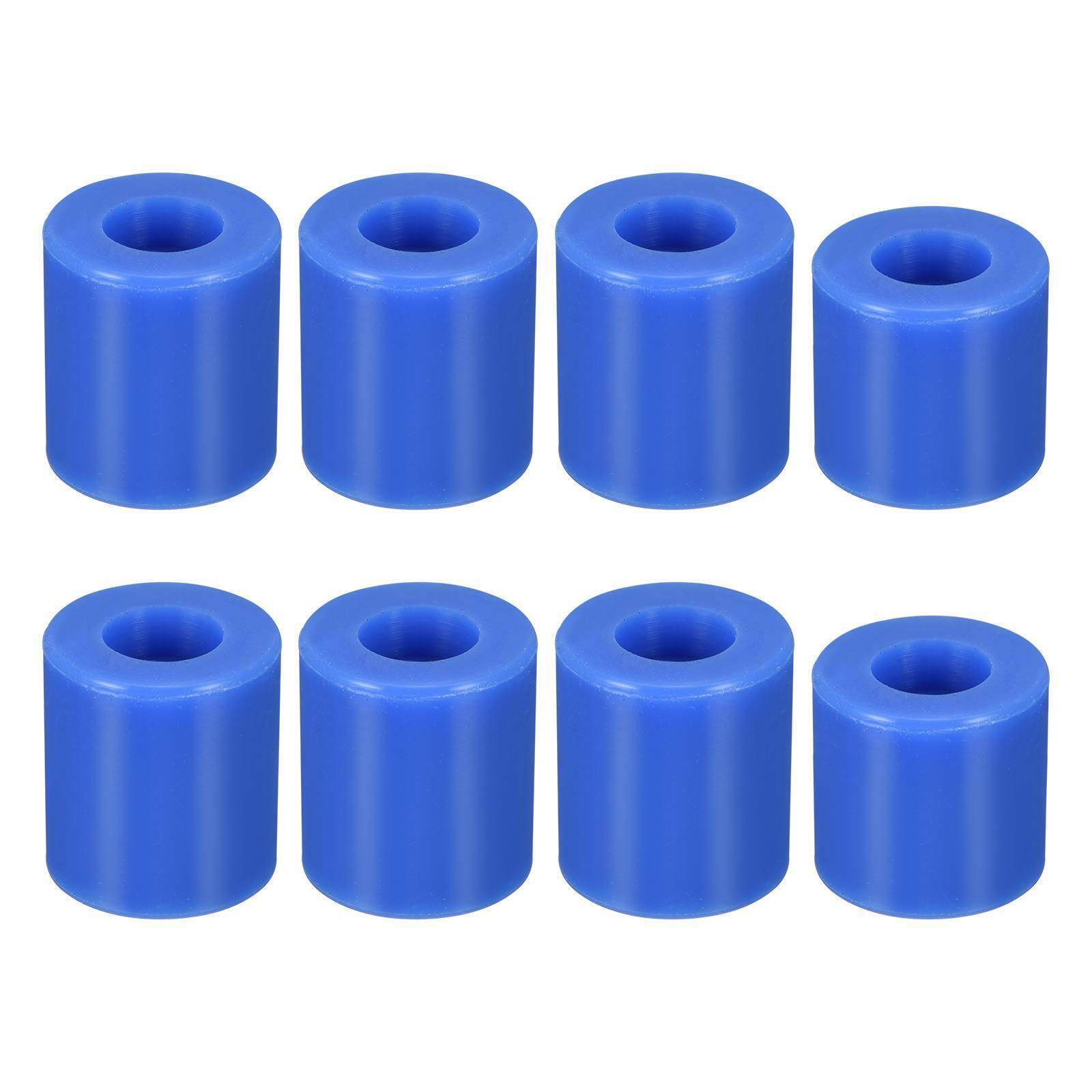 16mm/18mm 3D Printer Heat Bed Parts, Silicone Solid Bed Mounts,Blue 2set